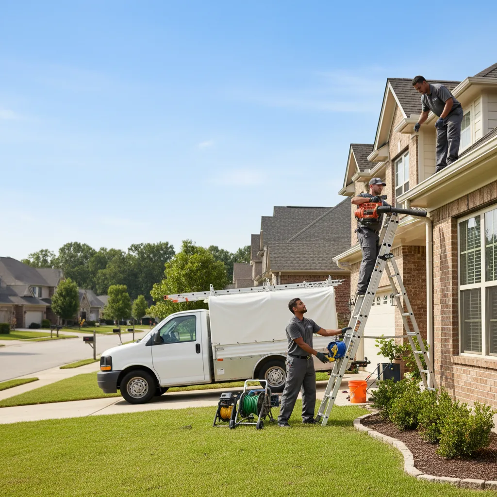 Home Gutter Service in Rosston, TX near me